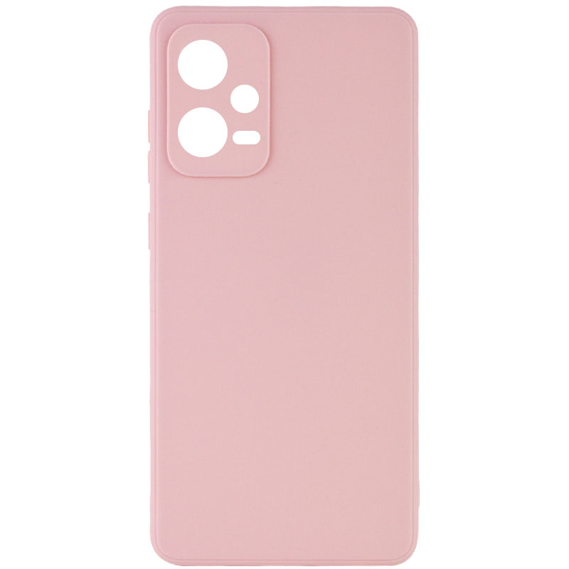 Силиконовый чехол Candy Full Camera для Xiaomi Redmi Note 12 Pro 5G (Розовый / Pink Sand)