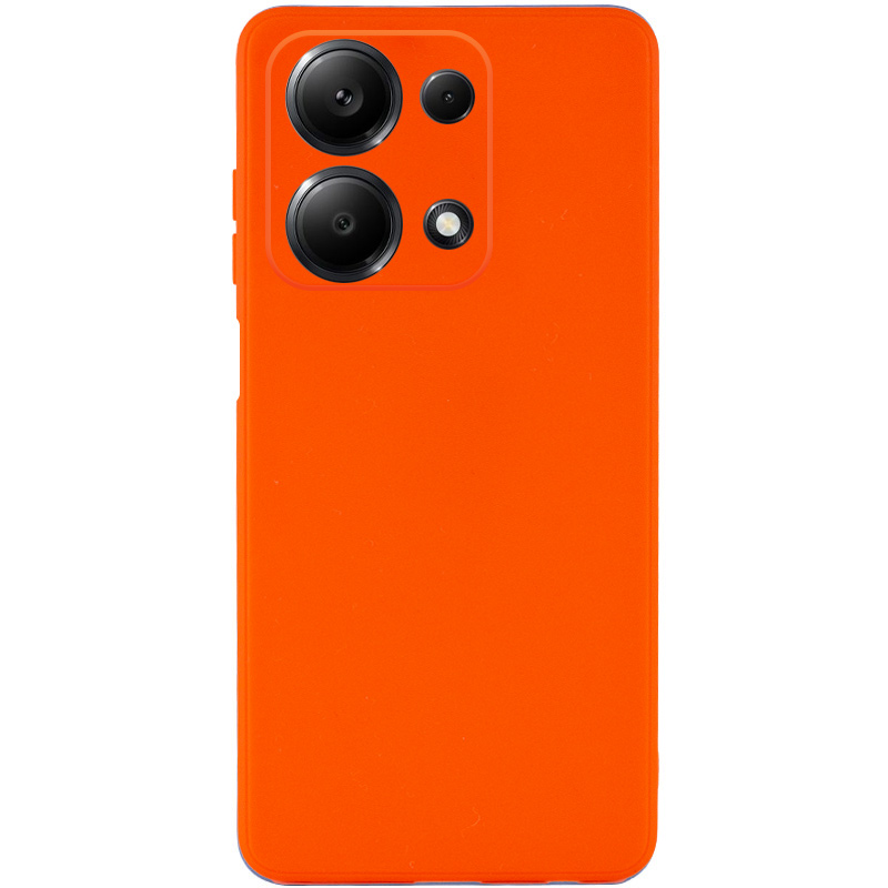 Силіконовий чохол Candy Full Camera для Xiaomi Redmi Note 13 4G (Помаранчевий / Orange)