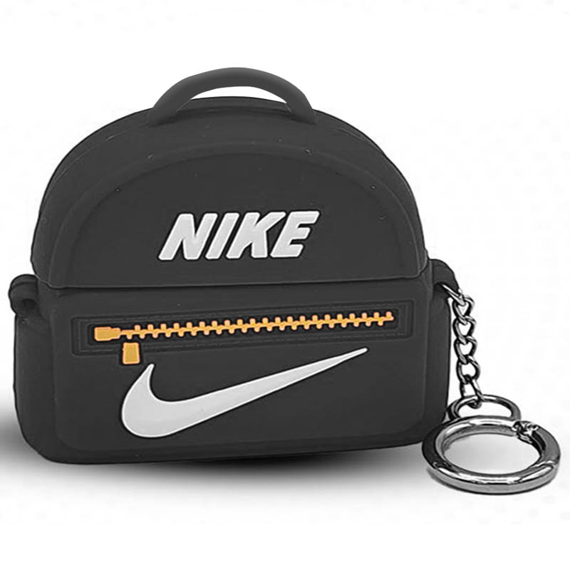 Силиконовый футляр Brand для наушников AirPods 3 + кольцо (Nike Bag Black)