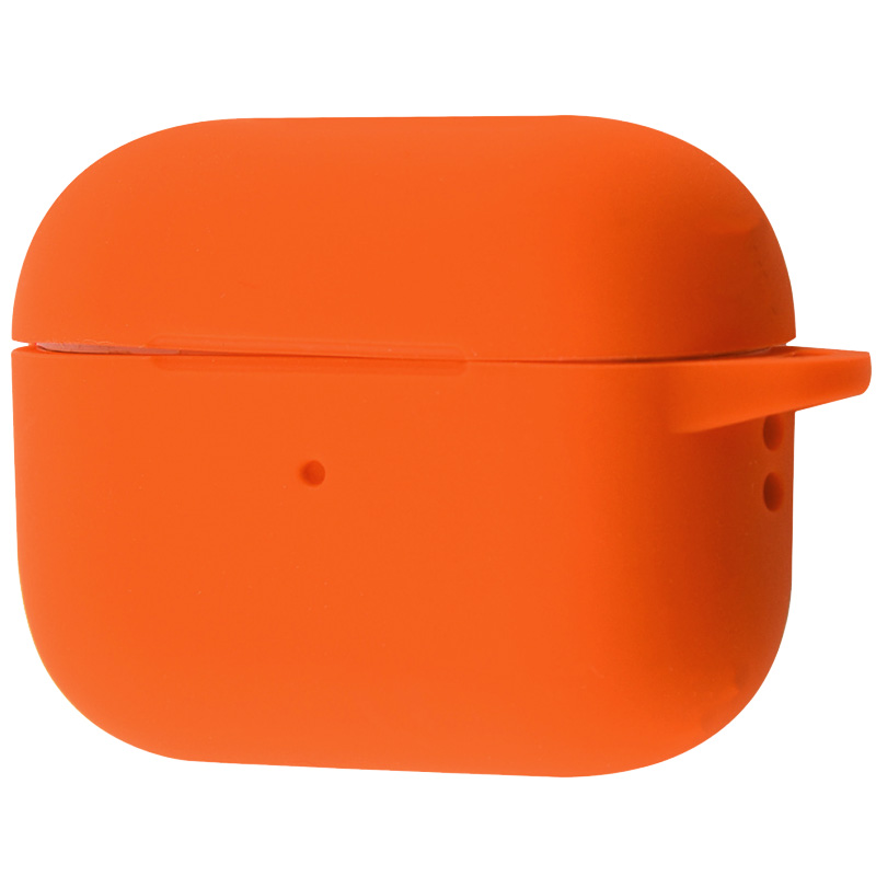Силіконовий футляр New з карабіном для навушників Airpods Pro 2 (Помаранчевий / Orange)