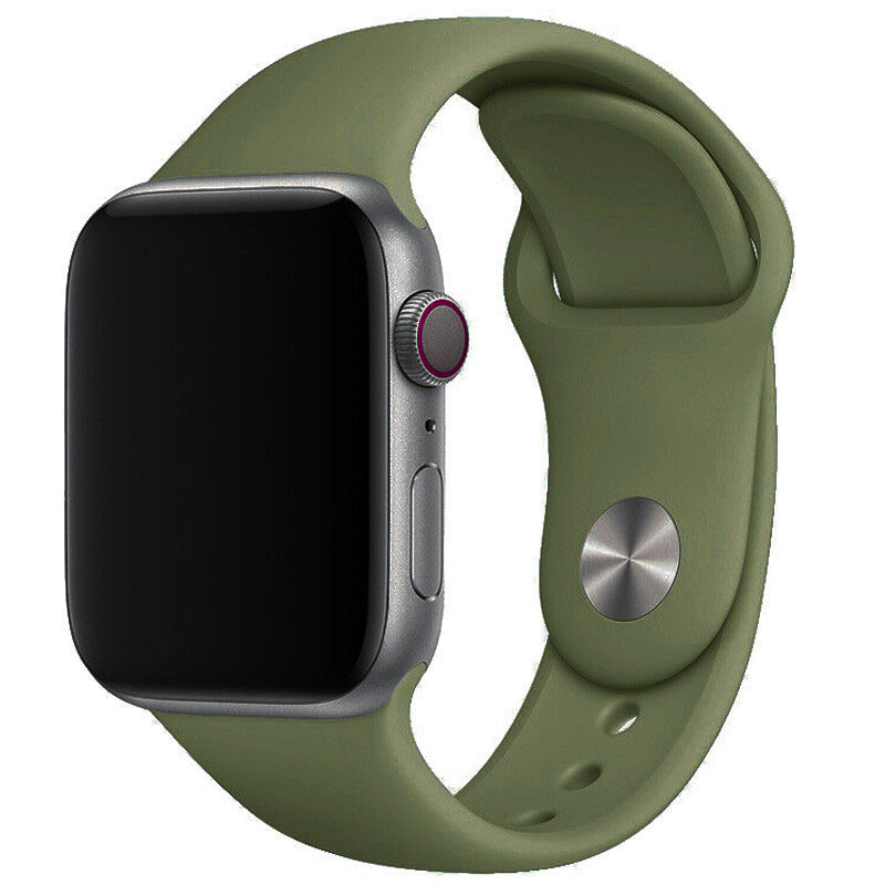 Силиконовый ремешок для Apple Watch Sport Band 38 / 40 / 41 (S/M & M/L) 3pcs (Зеленый / Olive)