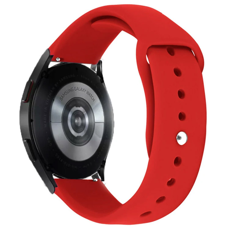 Фото Силиконовый ремешок Sport для Smart Watch 22mm Красный / Red на onecase.com.ua