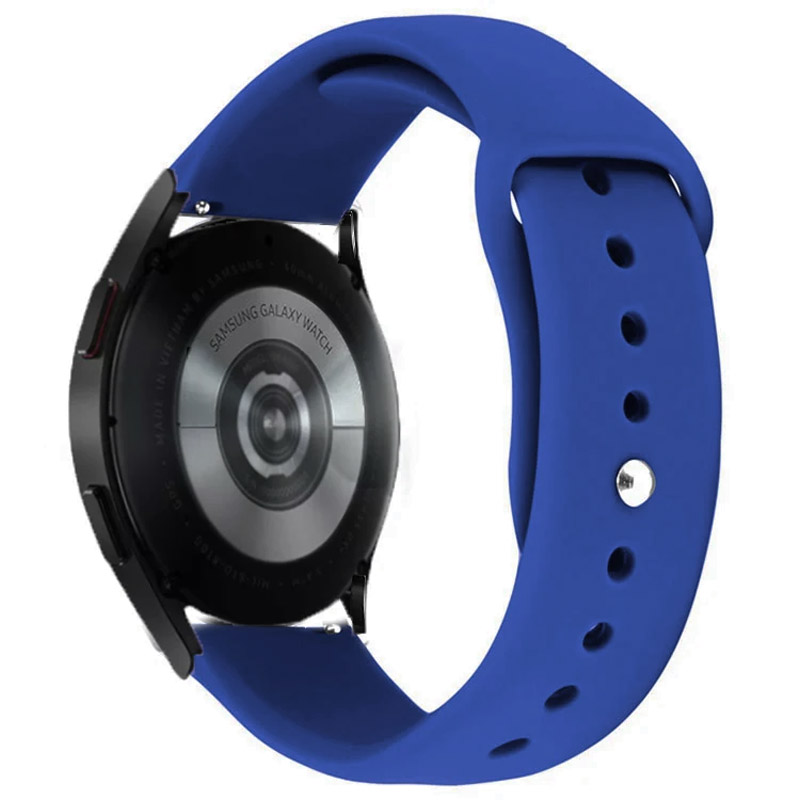 Фото Силиконовый ремешок Sport для Smart Watch 22mm Синий / Shiny blue на onecase.com.ua