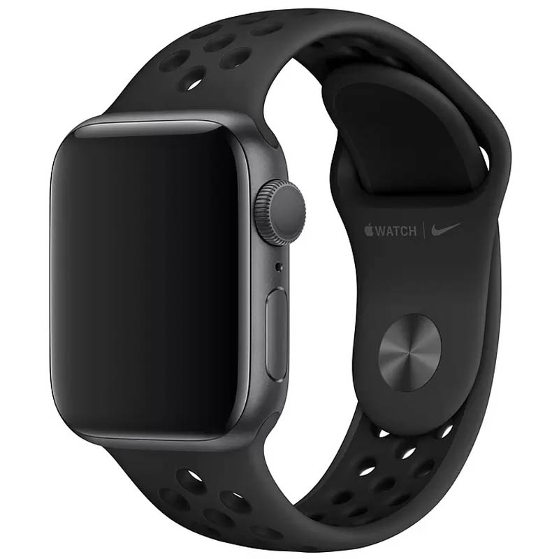 Силиконовый ремешок Sport+ для Apple watch 42mm / 44mm (Black / Black)