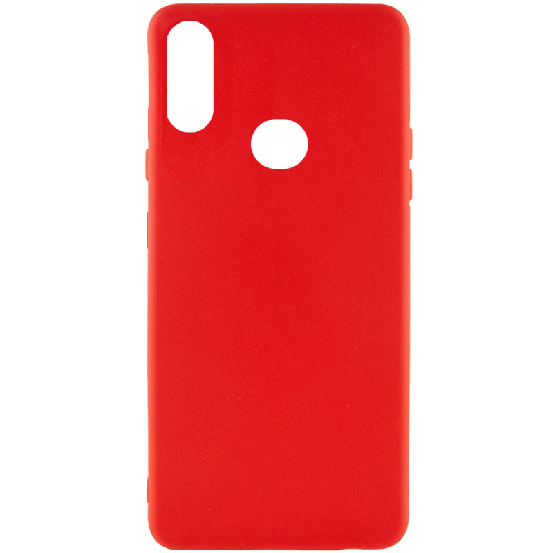 Силиконовый чехол Candy для Samsung Galaxy A10s / M01s (Красный)