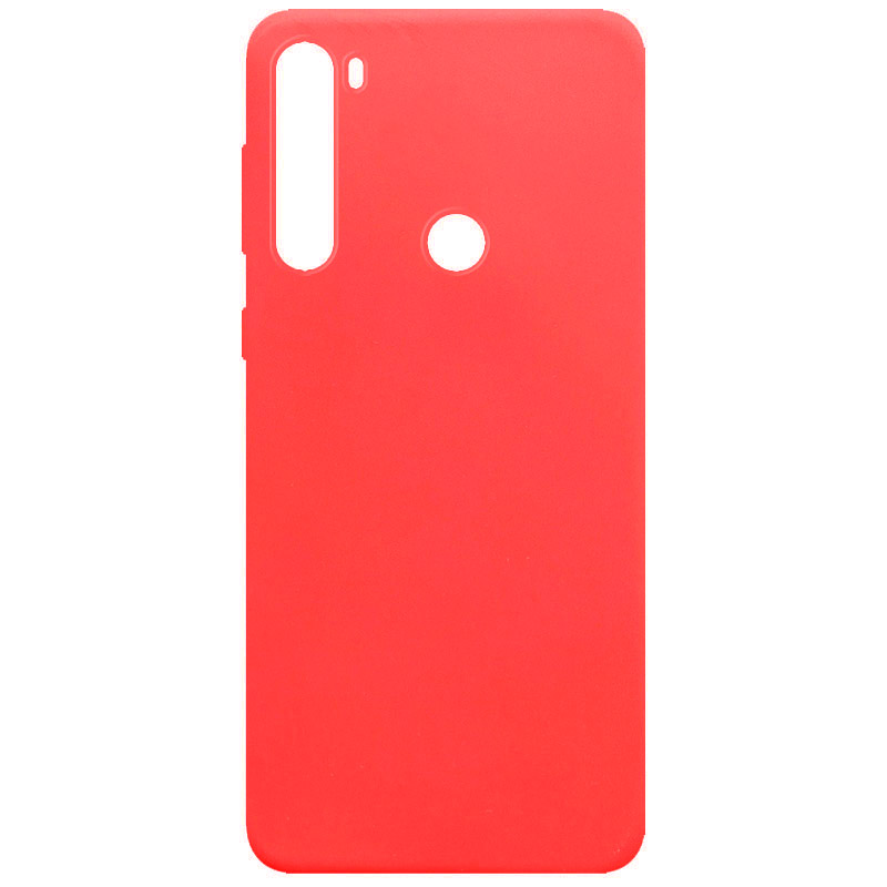 Силиконовый чехол Candy для Xiaomi Redmi Note 8 / Note 8 2021 (Красный)