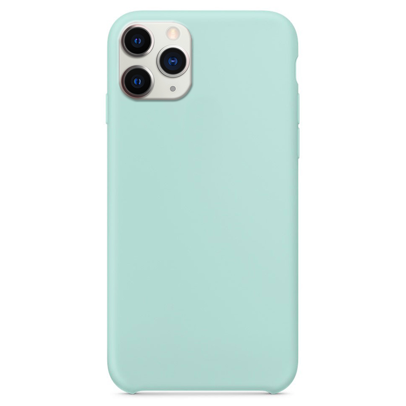 Чохол Silicone Case without Logo (AA) для Apple iPhone 11 Pro (5.8") (Блакитний / Marine Green)