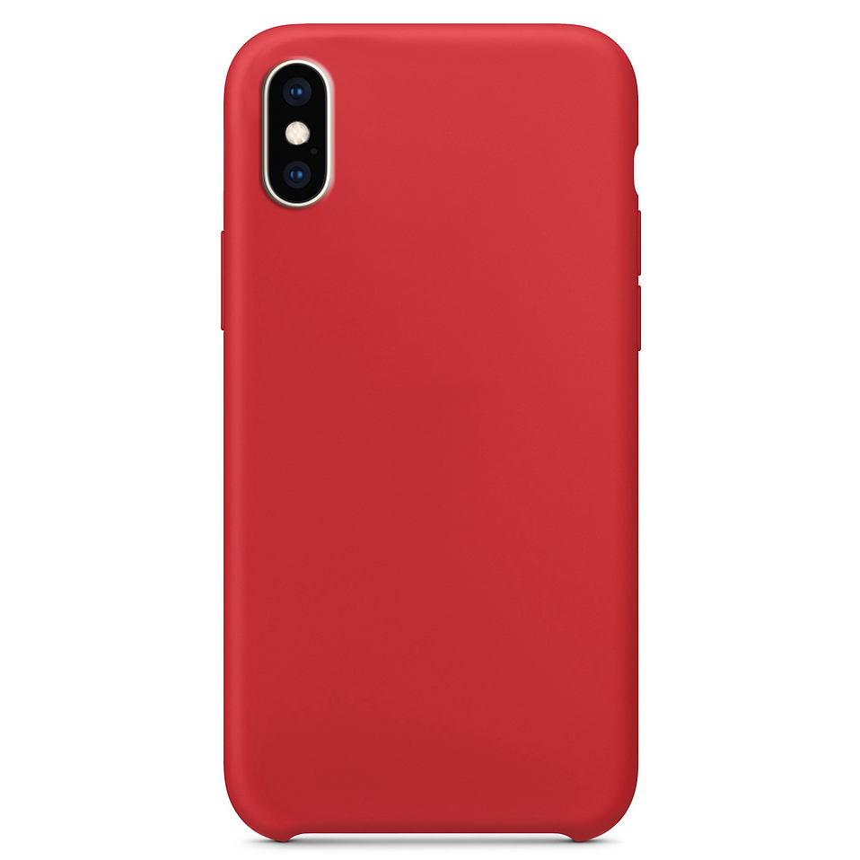 Чохол Silicone Case without Logo (AA) для Apple iPhone XS Max (6.5") (Червоний / Red)