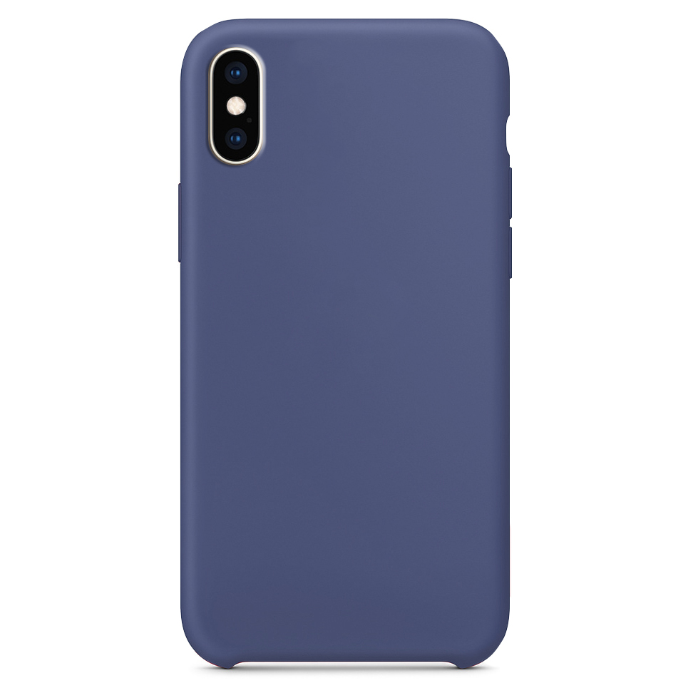 Чехол Silicone Case without Logo (AA) для Apple iPhone XS Max (6.5") (Синий / Aqua Blue)