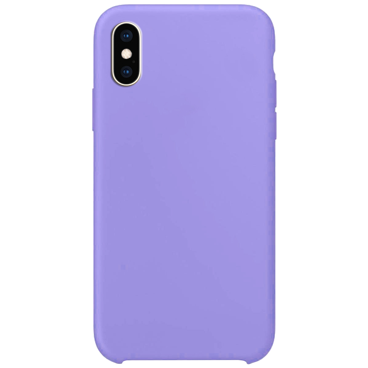 Чехол Silicone Case without Logo (AA) для Apple iPhone XS Max (6.5") (Сиреневый / Dasheen)