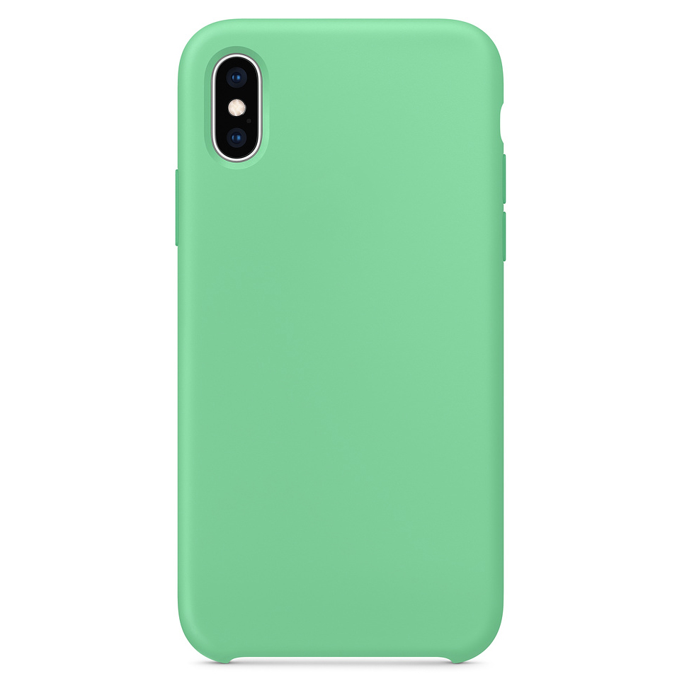 Чехол Silicone Case without Logo (AA) для Apple iPhone XS Max (6.5") (Зеленый / Spearmint)
