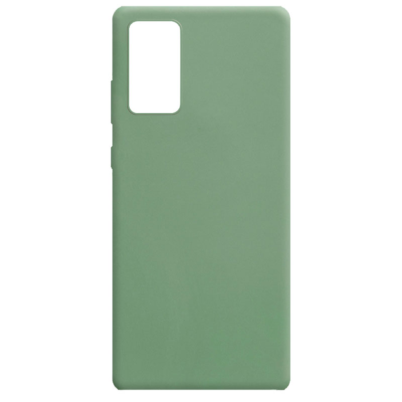 Силиконовый чехол Candy для Samsung Galaxy Note 20 (Фисташковый)