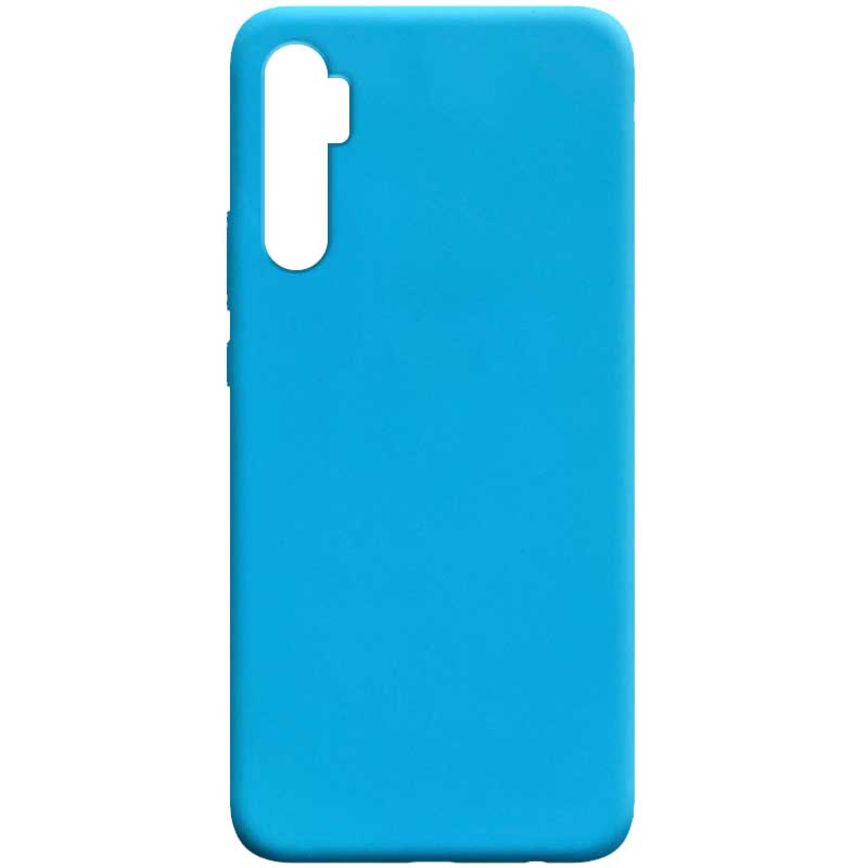 Силиконовый чехол Candy для Xiaomi Mi Note 10 Lite (Голубой)