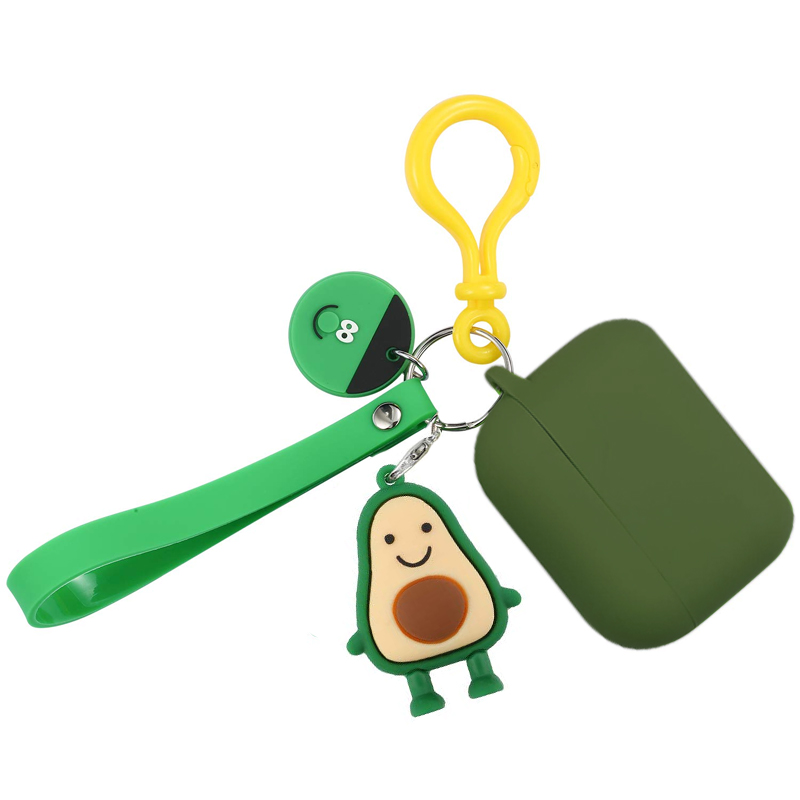Силиконовый футляр Cute Charm для наушников AirPods Pro (Avocado Junior / Зеленый)