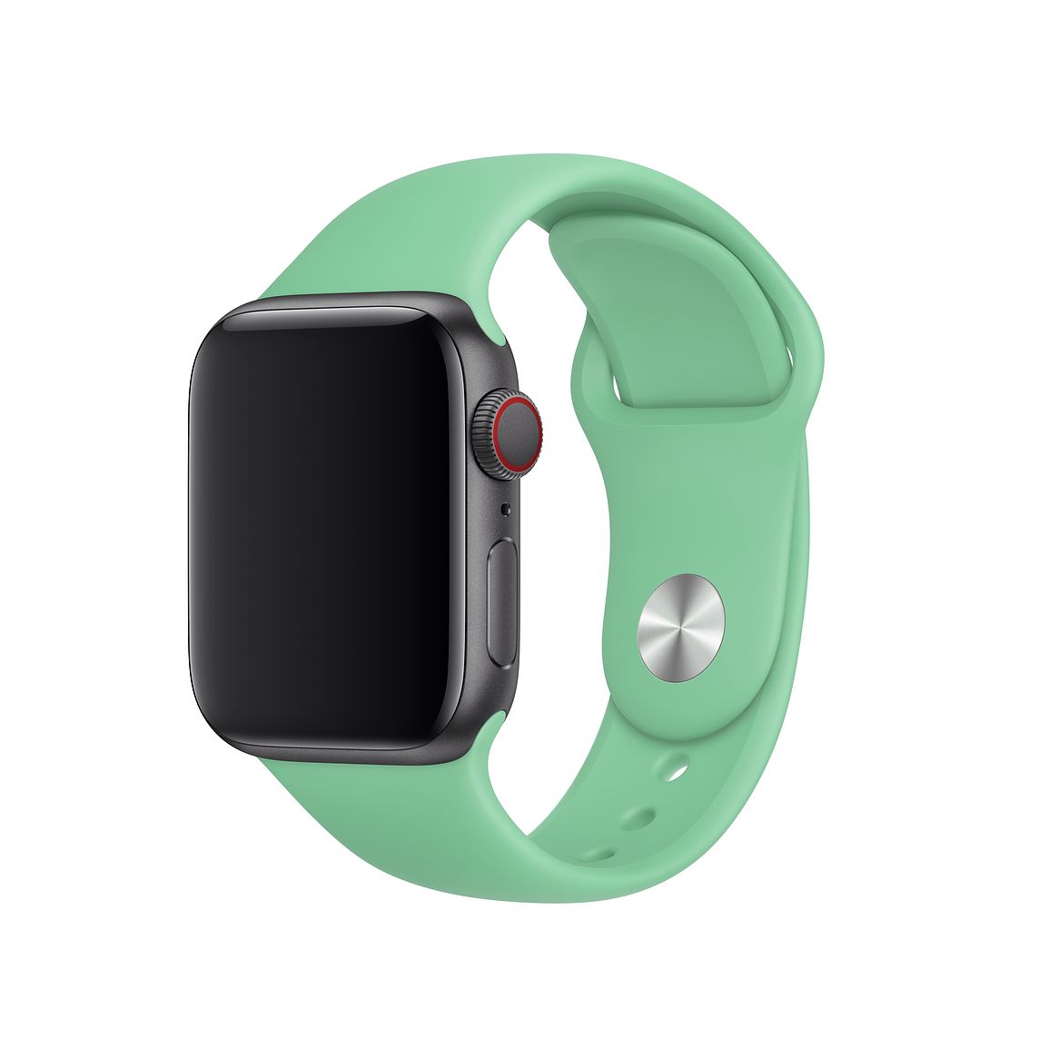 Силиконовый ремешок для Apple watch 42mm/44mm/45mm/49mm (Зеленый / Spearmint)
