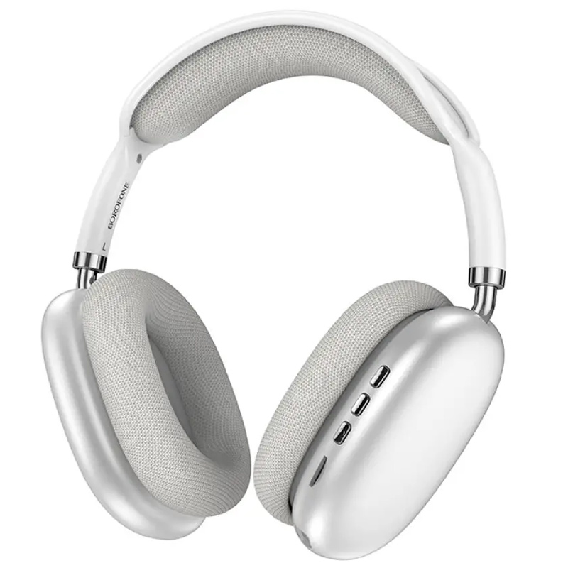 Накладні бездротові навушники BOROFONE BO22 Elegant (Silver)