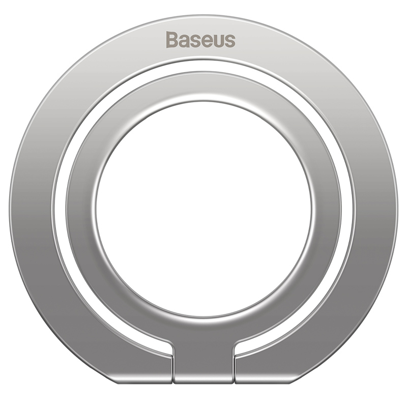 Держатель для телефона Baseus Halo Series Foldable Metal Ring (Single ring) (SUCH00001) (Silver)
