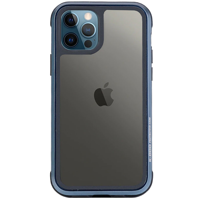 Чохол PC+TPU+Metal K-DOO Ares для Apple iPhone 13 Pro Max (6.7") (Синій)
