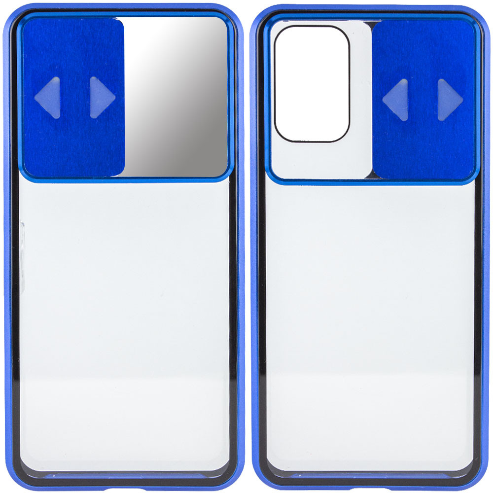 Чехол Camshield 360 Metall+Glass со шторкой для камеры для Samsung Galaxy S20+ (Синий)