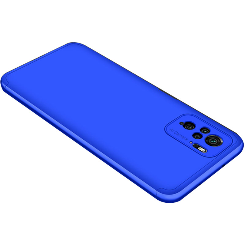Пластикова накладка GKK LikGus 360 градусів (opp) для Xiaomi Redmi Note 10 (Синій)