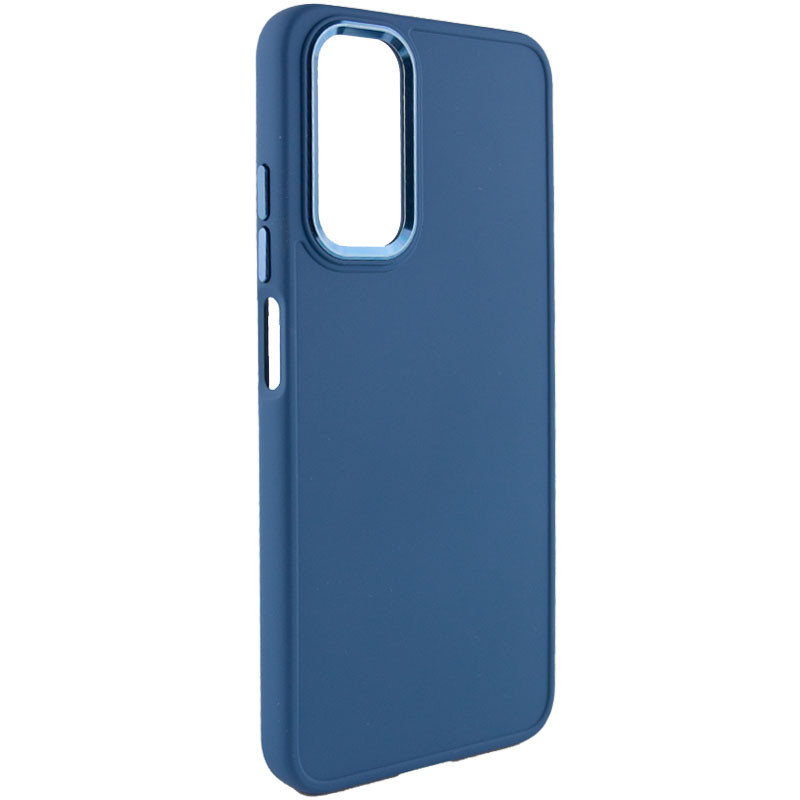 TPU чехол Bonbon Metal Style для Samsung Galaxy A15 4G/5G (Синий / Denim Blue)