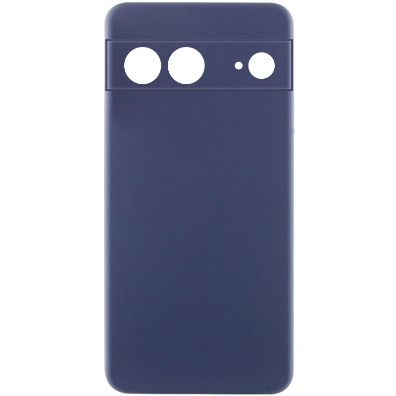 Чехол Silicone Cover Lakshmi Full Camera (AA) для Google Pixel 7 (Синий / Midnight blue)