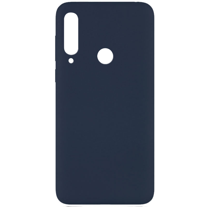 Чехол Silicone Cover Full without Logo (A) для Huawei Y6p (Синий / Midnight blue)