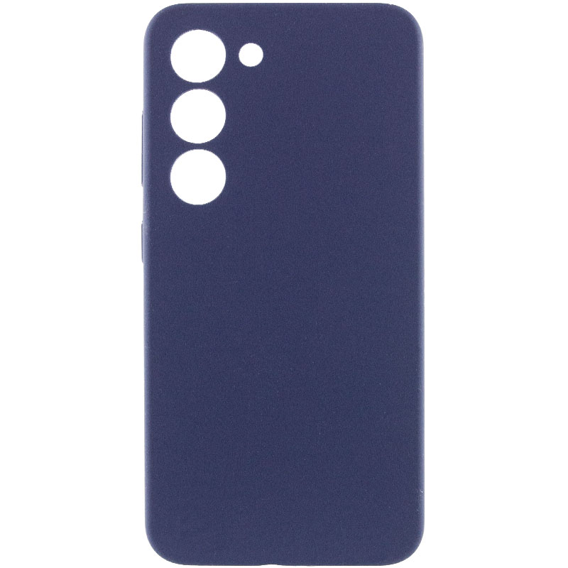 Чохол Silicone Cover Lakshmi Full Camera (AA) для Samsung Galaxy S23 (Синій / Midnight Blue)