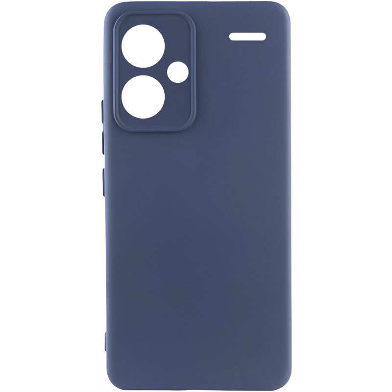 Чехол Silicone Cover Lakshmi Full Camera (AA) для Xiaomi Redmi Note 13 Pro+ (Синий / Midnight Blue)