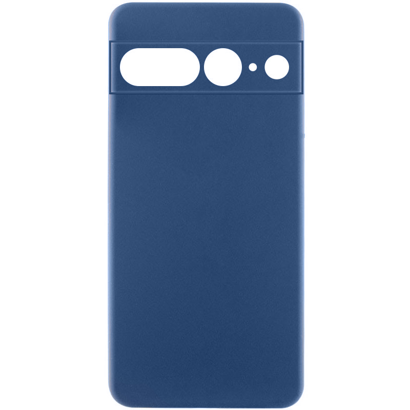 Чохол Silicone Cover Lakshmi Full Camera (AA) для Google Pixel 7 Pro (Синій / Navy blue)