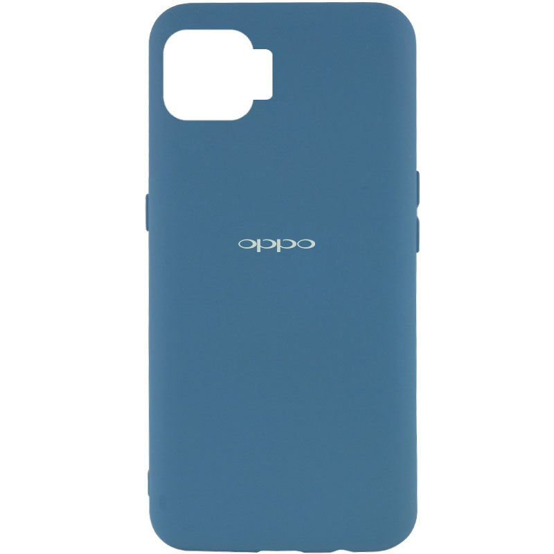 Чехол Silicone Cover My Color Full Protective (A) для Oppo A73 (Синий / Navy blue)