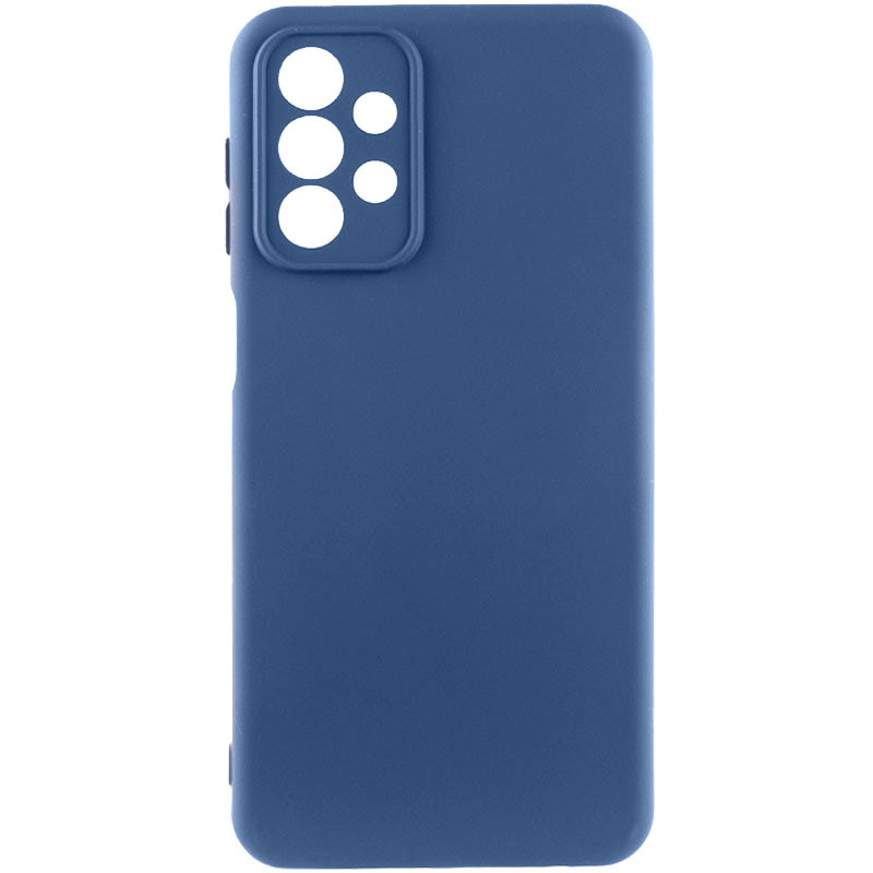 Чехол Silicone Cover Lakshmi Full Camera (AA) для Samsung Galaxy A32 5G / M32 5G (Синий / Navy Blue)