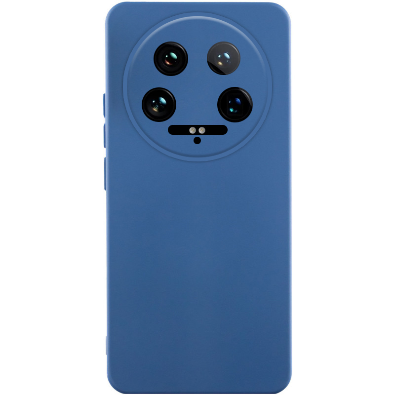 Чохол Silicone Cover Lakshmi Full Camera (AA) для Xiaomi 14 Ultra (Синій / Navy Blue)
