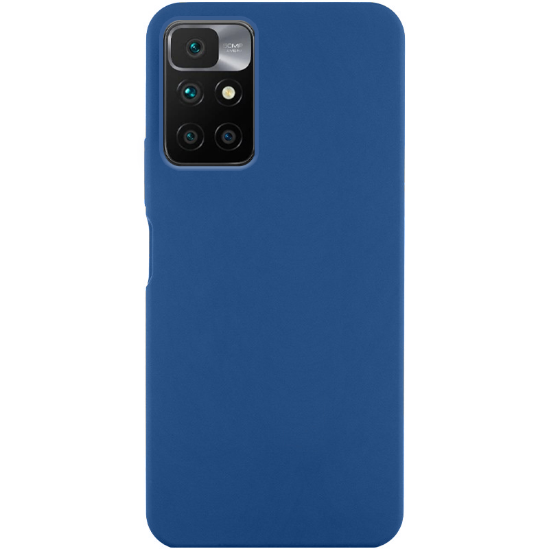 Чохол Silicone Cover Lakshmi (AA) для Xiaomi Redmi 10 (Синій / Navy Blue)