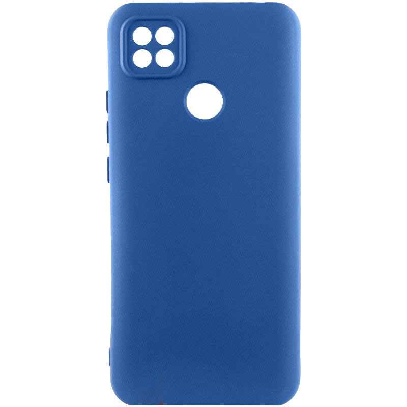 Чехол Silicone Cover Lakshmi Full Camera (AA) для Xiaomi Redmi 10A (Синий / Navy Blue)