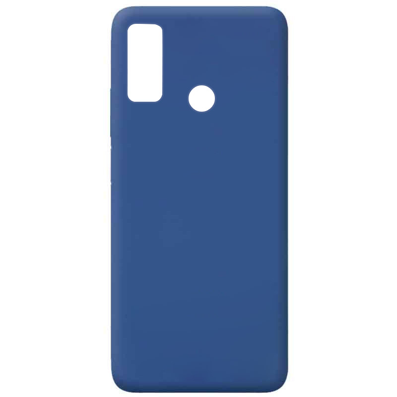 Чехол Silicone Cover Full without Logo (A) для Huawei P Smart (2020) (Синий / Navy blue)