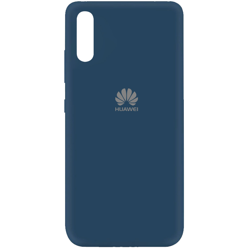 Чехол Silicone Cover My Color Full Protective (A) для Huawei Y8p (2020) / P Smart S (Синий / Navy blue)