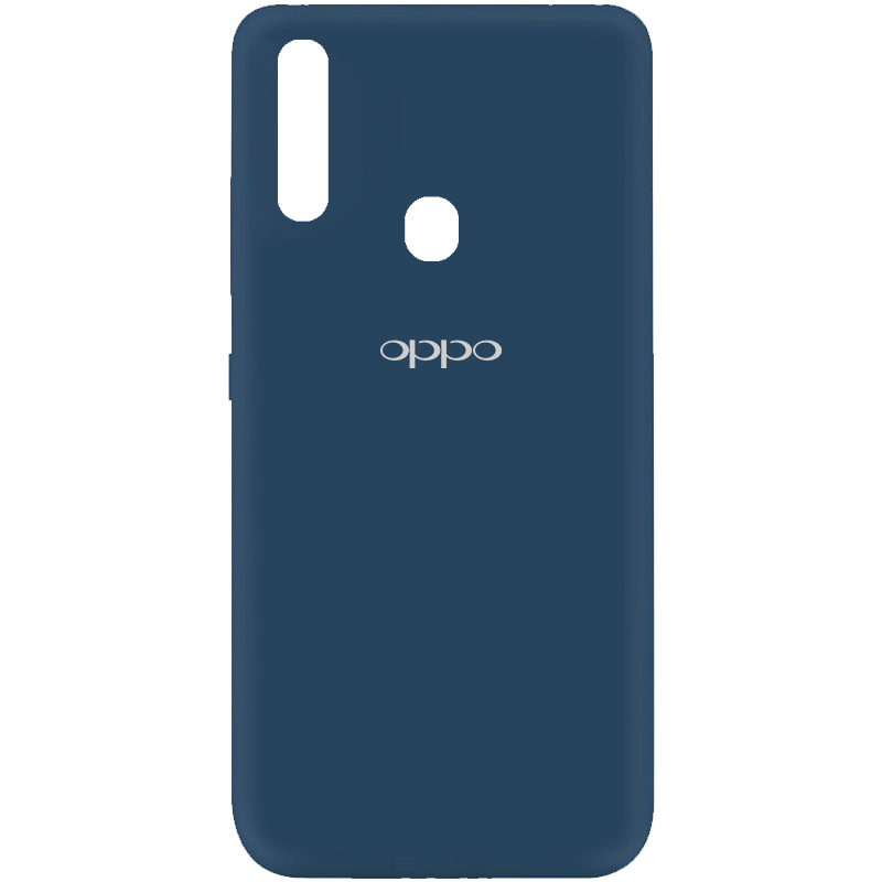 Чехол Silicone Cover My Color Full Protective (A) для Oppo A31 (Синий / Navy blue)