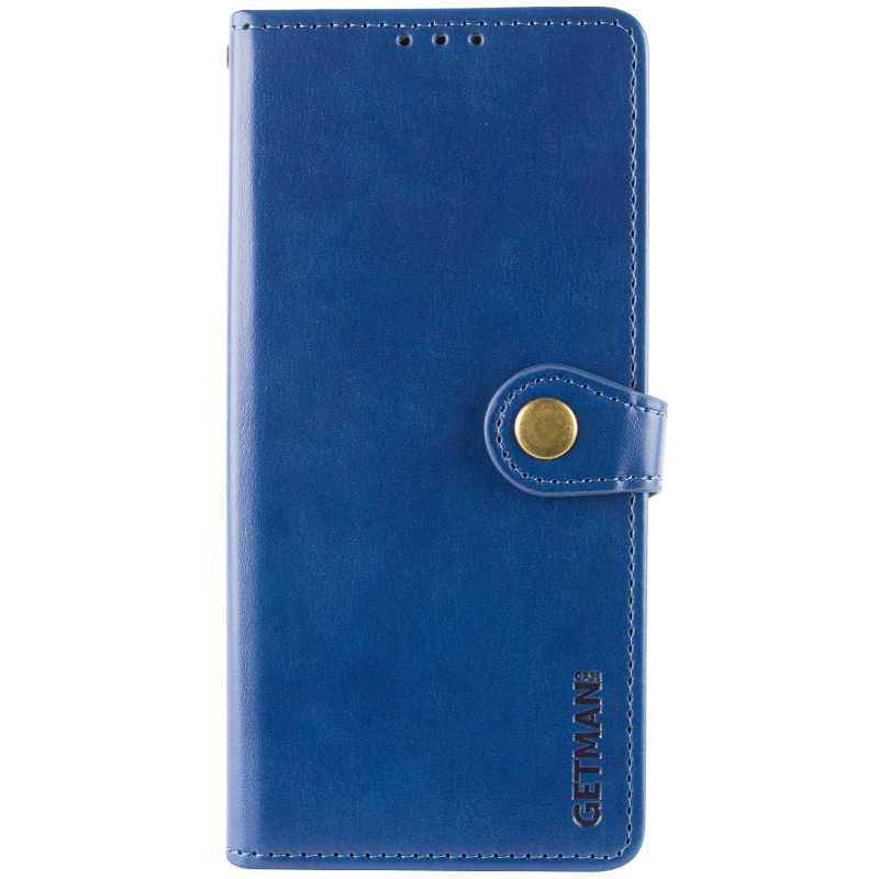 Кожаный чехол-книжка GETMAN Gallant (PU) для Oppo A3 4G / A3x 4G/ A40m (Синий)