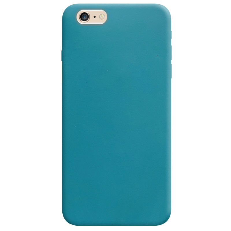 Силиконовый чехол Candy для Apple iPhone 6/6s plus (5.5") (Синий / Powder Blue)