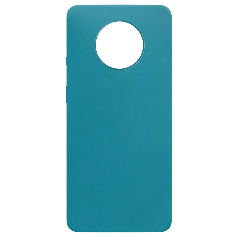 Силиконовый чехол Candy для OnePlus 7T (Синий / Powder Blue)