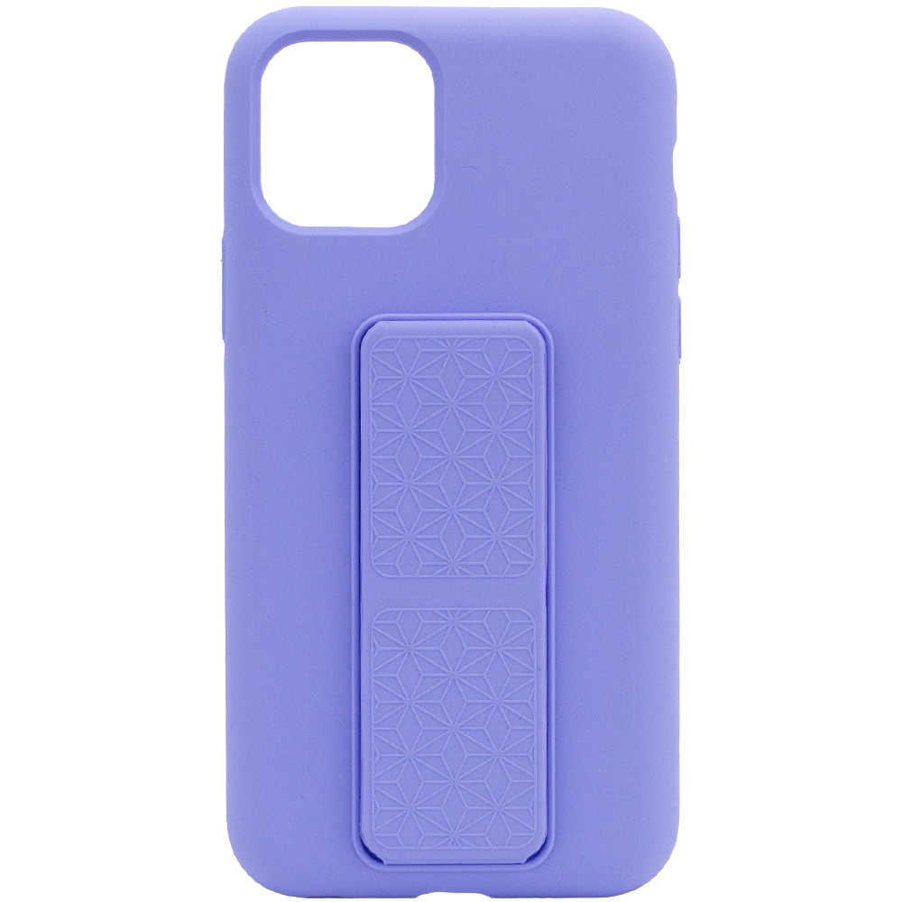 Чохол Silicone Case Hand Holder для Apple iPhone 11 Pro (5.8") (Бузковий / Dasheen)