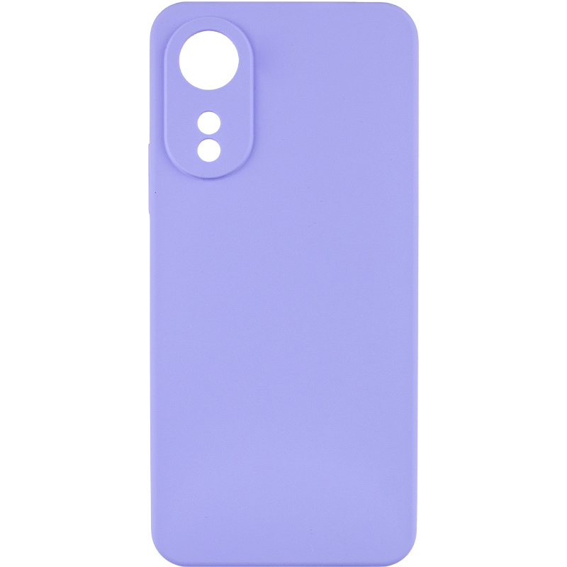 Чехол Silicone Cover Lakshmi Full Camera (AA) для Oppo A60 4G (Сиреневый / Dasheen)