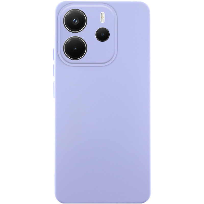 Чехол Silicone Cover Lakshmi Full Camera (AAA) для Xiaomi Redmi Note 14 4G (Europe version) (Сиреневый / Dasheen)
