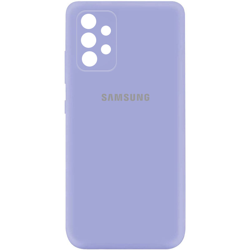Чехол Silicone Cover My Color Full Camera (A) для Samsung Galaxy A72 4G / A72 5G (Сиреневый / Dasheen)