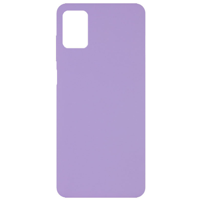 Чехол Silicone Cover Full without Logo (A) для Samsung Galaxy M51 (Сиреневый / Dasheen)