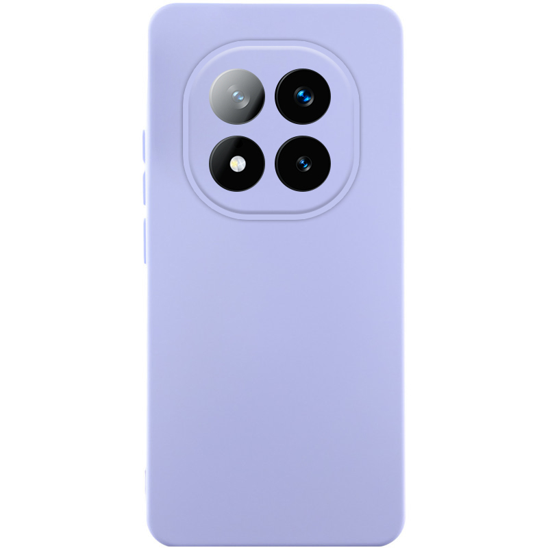 Чехол Silicone Cover Lakshmi Full Camera (AAA) для Xiaomi Redmi Note 14 Pro 5G (Сиреневый / Dasheen)