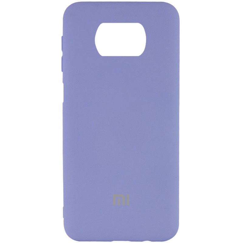 Чехол Silicone Cover My Color Full Protective (A) для Xiaomi Poco X3 NFC / Poco X3 Pro (Сиреневый / Dasheen)