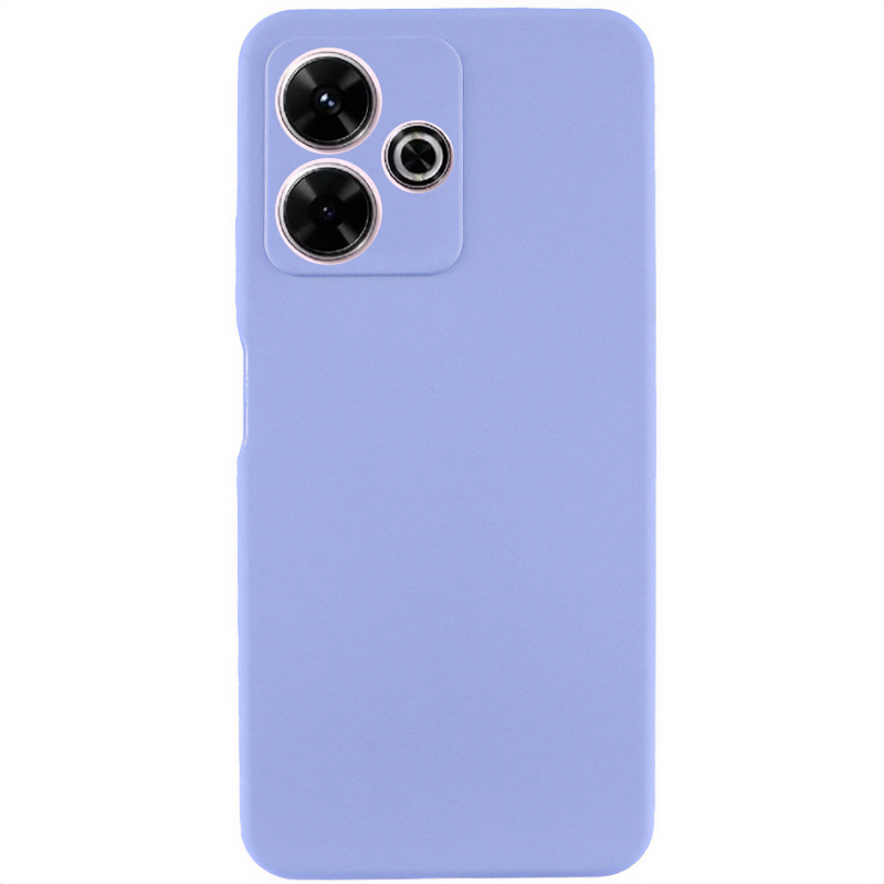 Чохол Silicone Cover Lakshmi Full Camera (AAA) для Xiaomi Redmi 13 4G / Poco M6 4G (Бузковий / Dasheen)