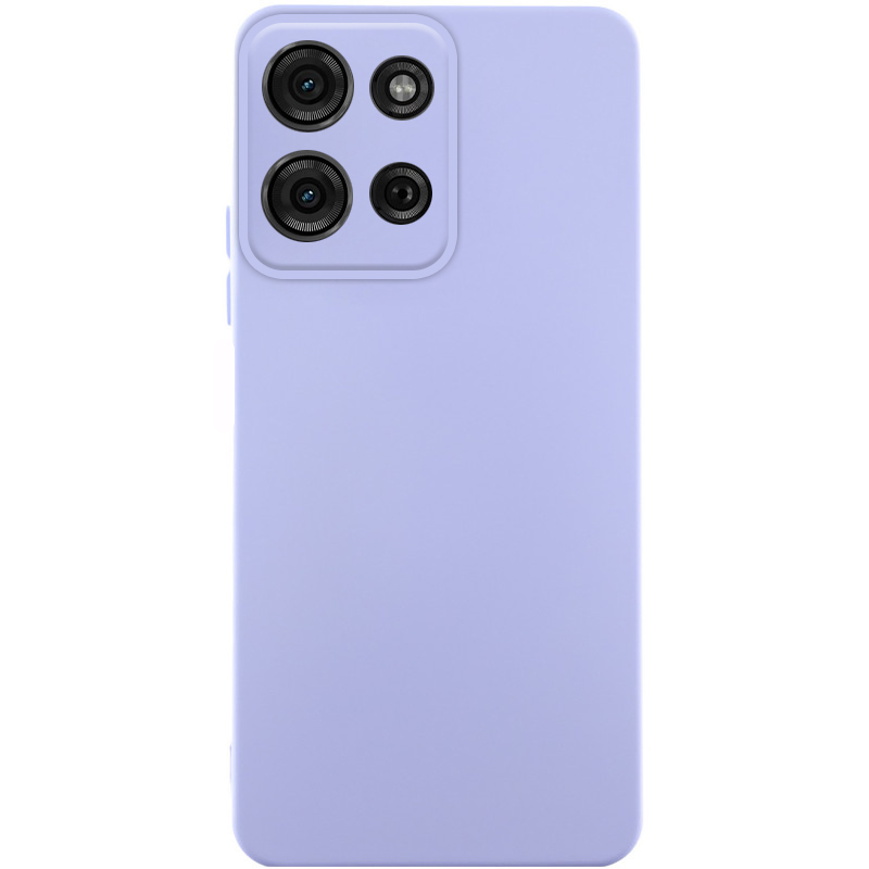 Чехол Silicone Cover Lakshmi Full Camera (AA) для Motorola Edge 60 / 60 Fusion (Сиреневый / Dasheen)
